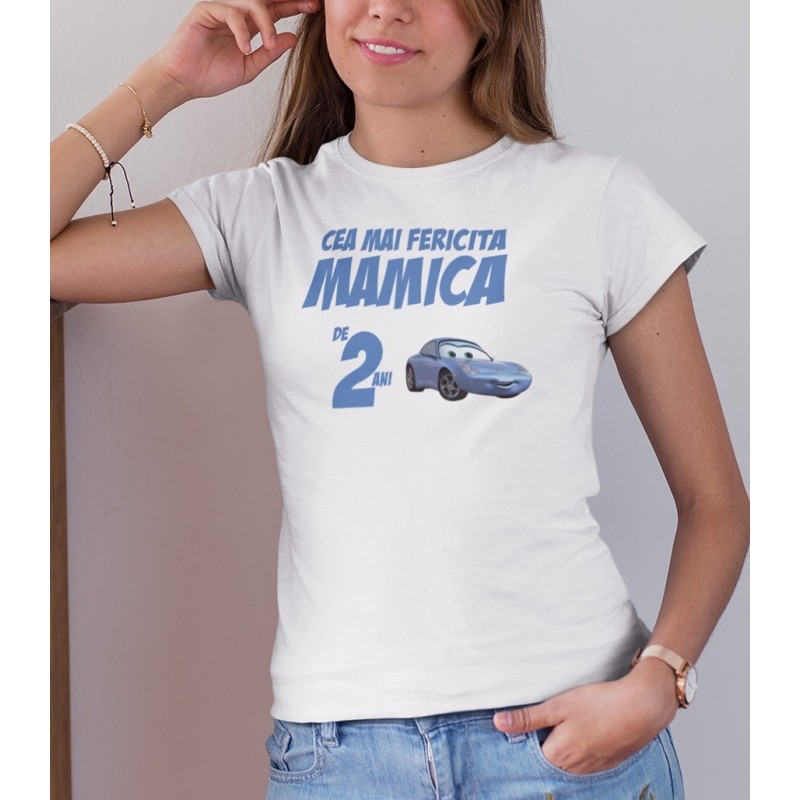 Tricou Personalizat Femei - Cea mai fericita mamica - Carrera Sally  - 2