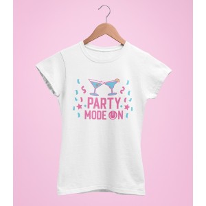 Tricou Personalizat - Party Mode On - Printbu.ro - 1