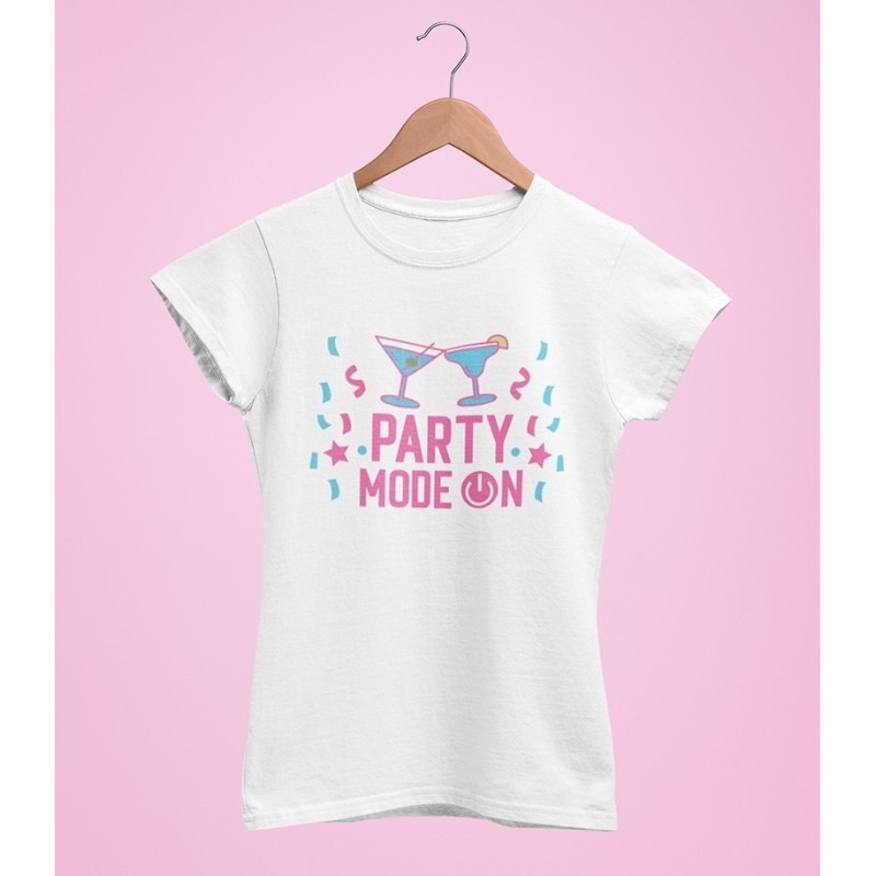 Tricou Personalizat - Party Mode On - Printbu.ro - 1
