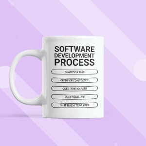 Cana personalizata "Software development process"  - 1