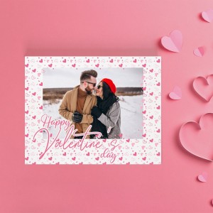 Cutie bomboane personalizata Happy Valentine's Day si poza