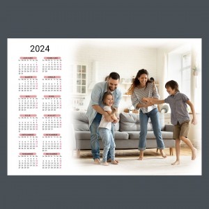 Calendar magnetic personalizat cu poza "Fade"